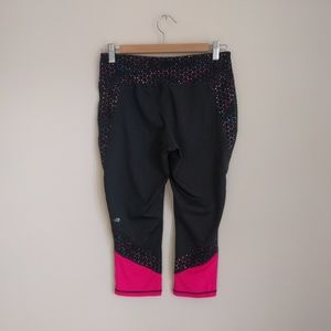 Ideology Pink/Geometric Workout Capris